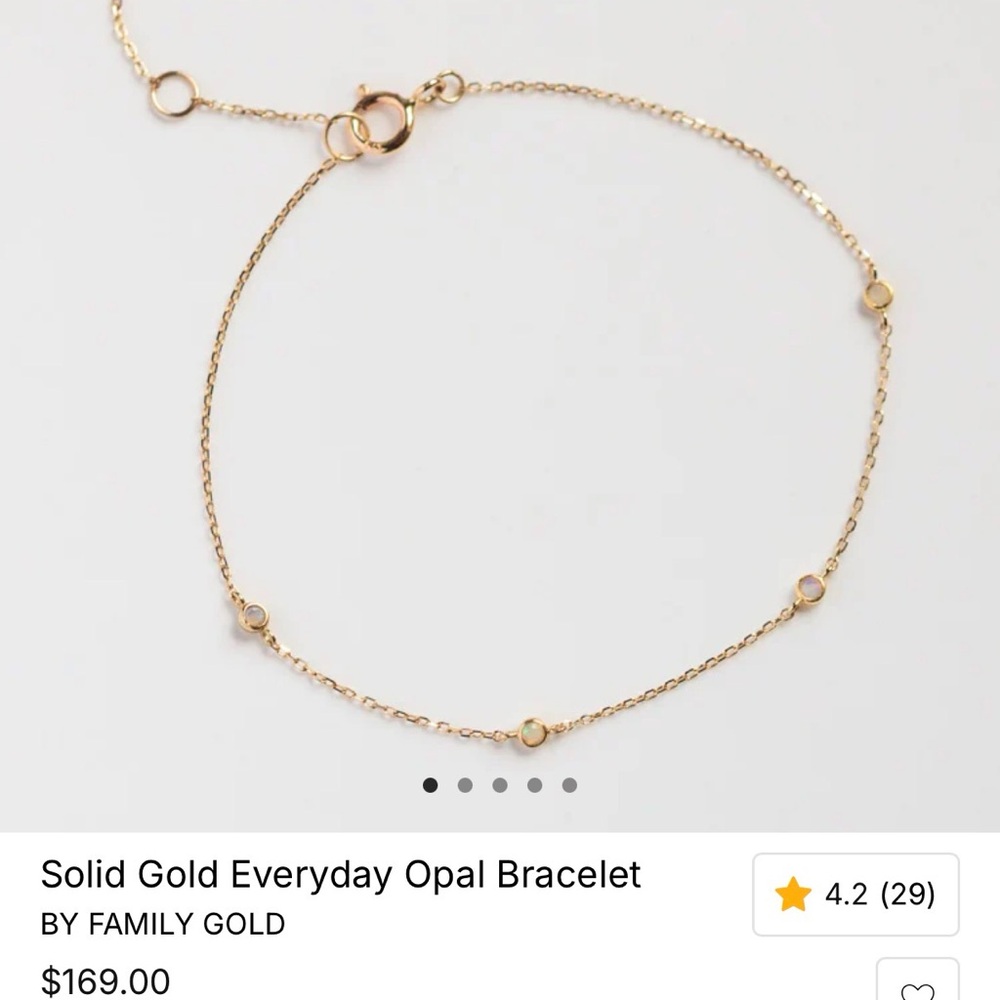 Local eclectic everyday opal bracelet